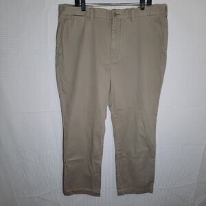 Polo Ralph Lauren 40x32 Pants Men Classic Fit Khaki Chino Flat Front Cotton
